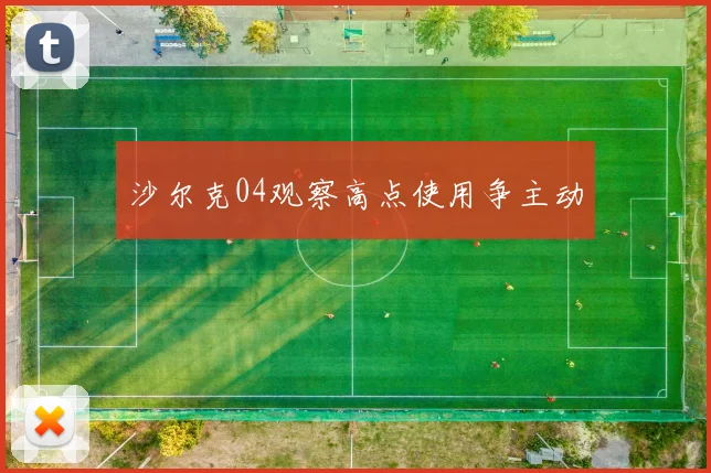 沙尔克04观察高点使用争主动